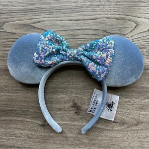 Blue Minnie Ears Disney Parks